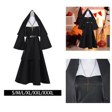 Costume da suora con fascia in