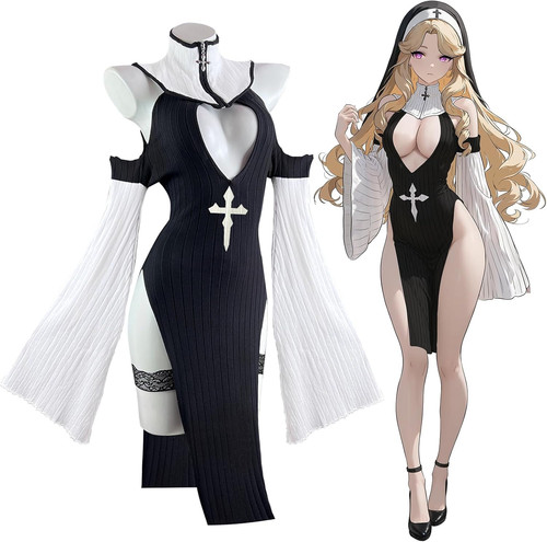 Costume sexy suora anime - da,
