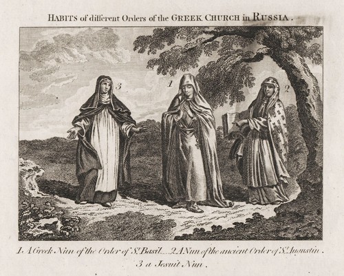 Costume suora della chiesa - da,