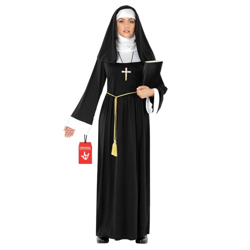 Costume suora nera donna - da, +