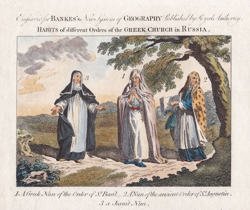 Costume suora della chiesa - da,