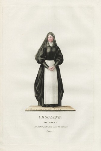 Costume suora ursulina - costume, da