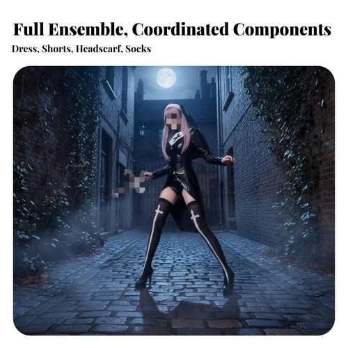 Pezzi costume suora - da,